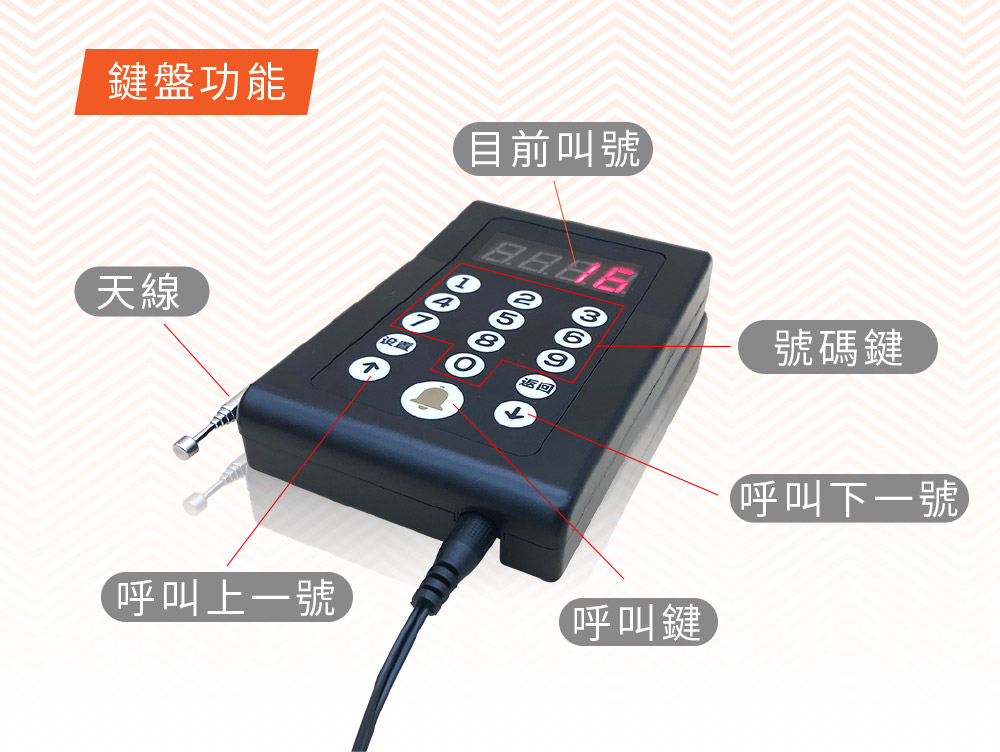 叫號機 震動取餐 bs-c051-112 鍵盤
